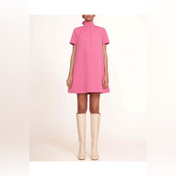 STAUD Mini llana Dress in Lollipop - Picture 3 of 8